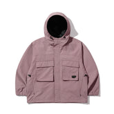 BSRabbit BIG POCKET HOODED JACKET INDY PINK